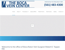 Tablet Screenshot of bocaveincenter.com